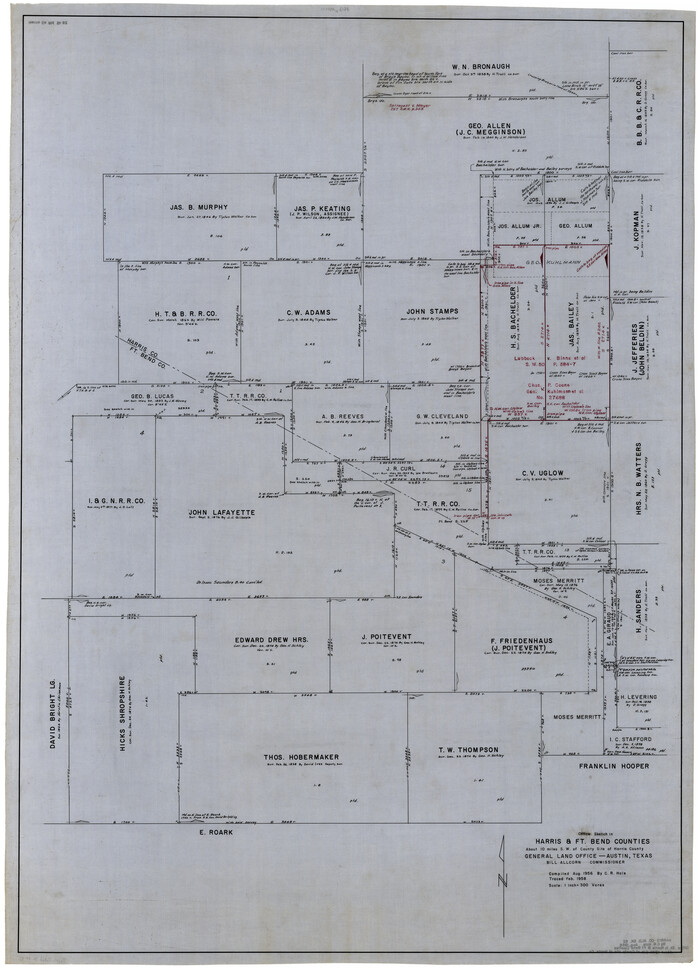 9138, Harris County Rolled Sketch 82, General Map Collection
