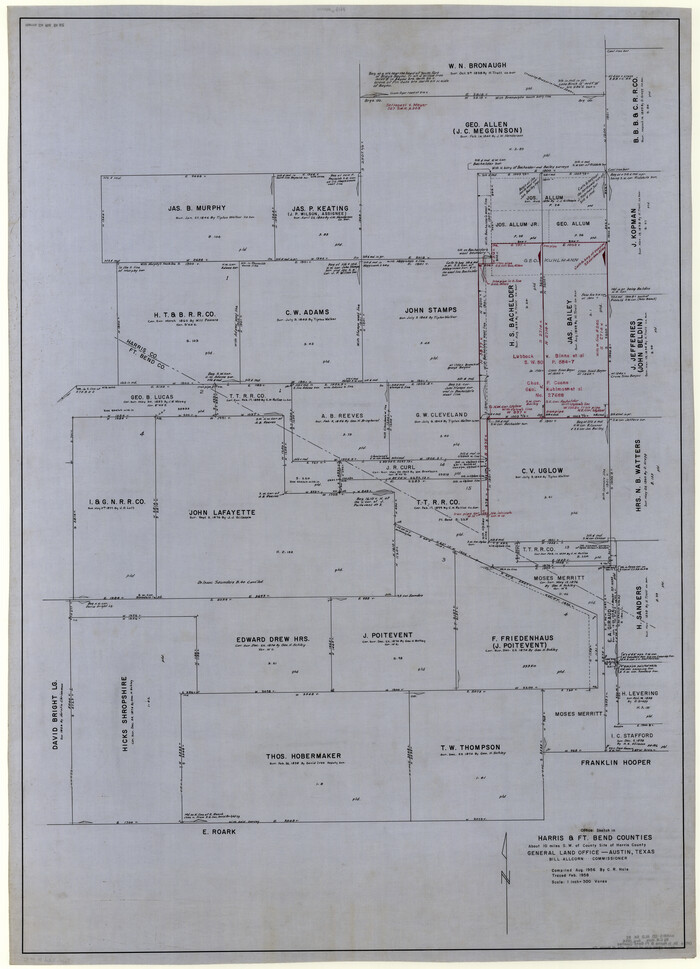 9138, Harris County Rolled Sketch 82, General Map Collection
