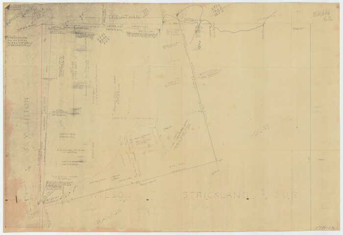 91380, [Vicinity of Wilson Strickland Survey], Twichell Survey Records