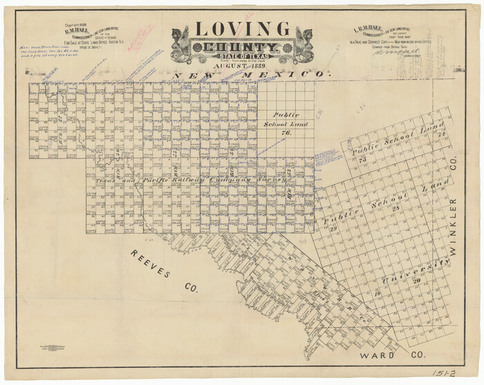 91385, Loving County, Twichell Survey Records