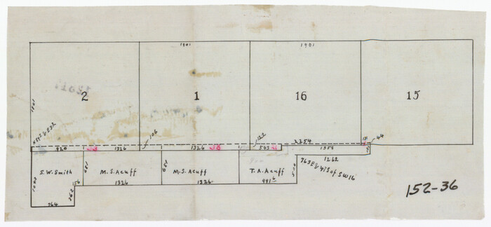91396, [Sections 1, 2, 15, and 16 and vicinity], Twichell Survey Records