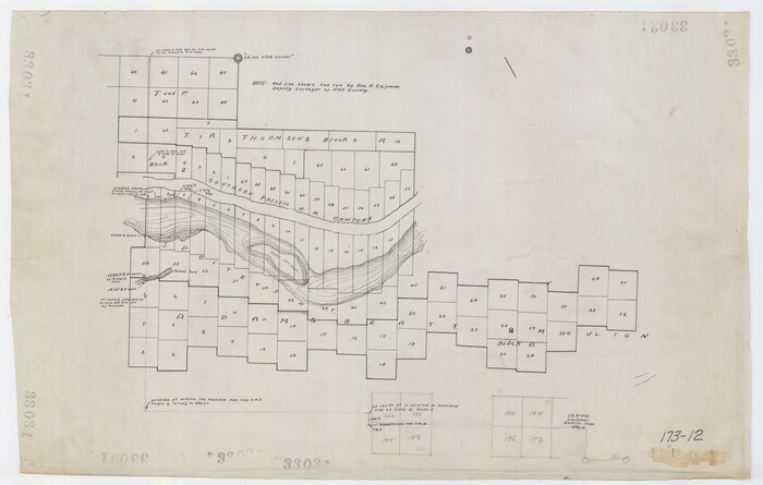 91398, [Beaty and Moulton Block A, Southern Pacific Railroad Block 2], Twichell Survey Records