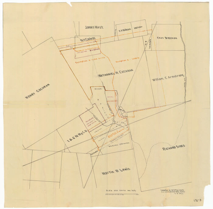 91399, [Nathaniel H. Cochran Survey and Vicinity], Twichell Survey Records