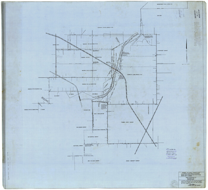 9146, Haskell County Rolled Sketch 8, General Map Collection