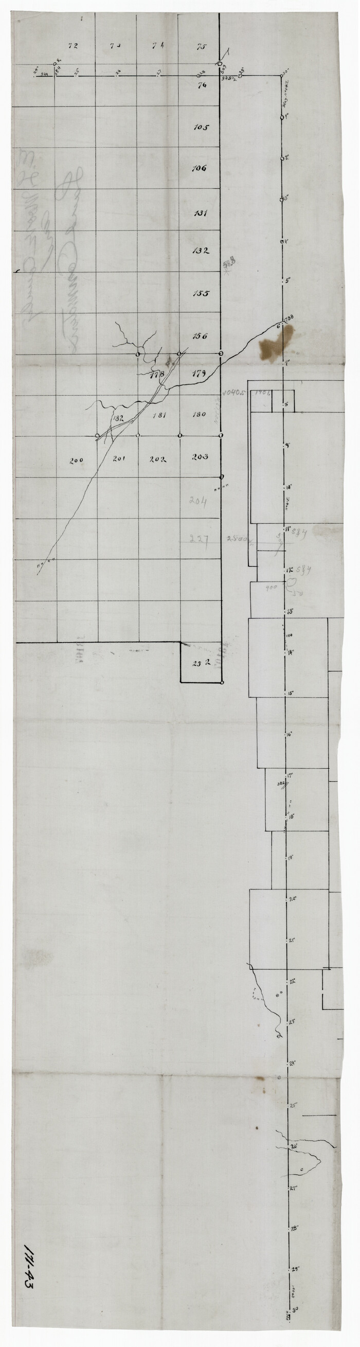 91517, [Northeast Portion of Moore County], Twichell Survey Records