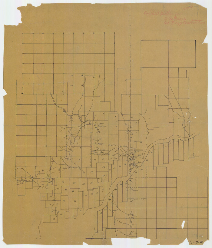 91535, [Area Surrounding Charles Ragsdale, M. George, and H. Ward Surveys], Twichell Survey Records
