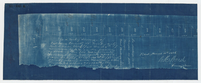 91551, [State Line - 103rd Meridian - in relation to Leagues], Twichell Survey Records