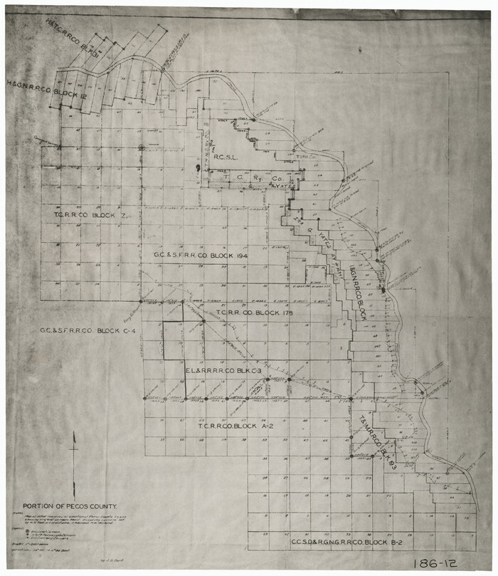 91589, Portion of Pecos County, Twichell Survey Records