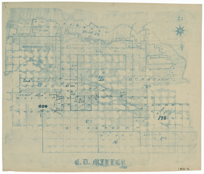 91610, [H. & G. N. Block 12 and surveys and blocks south], Twichell Survey Records