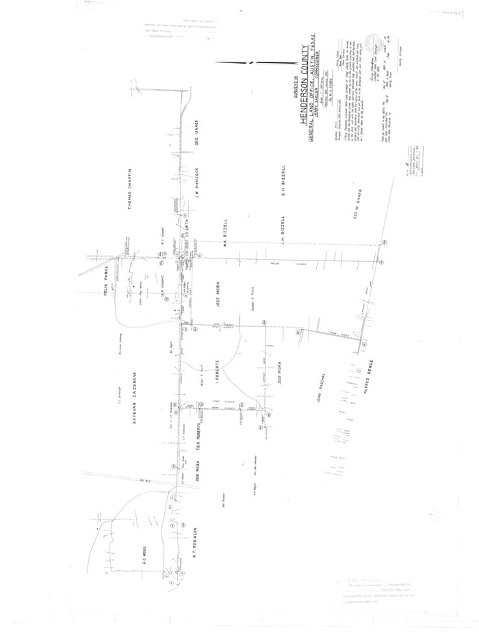 9164, Henderson County Rolled Sketch 8, General Map Collection