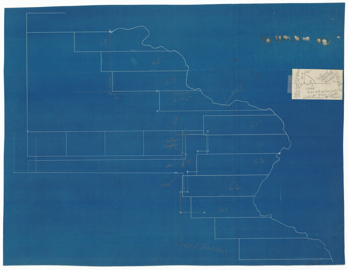 91664, [Area around Runnels County School Land and I. & G. N. Block 1], Twichell Survey Records