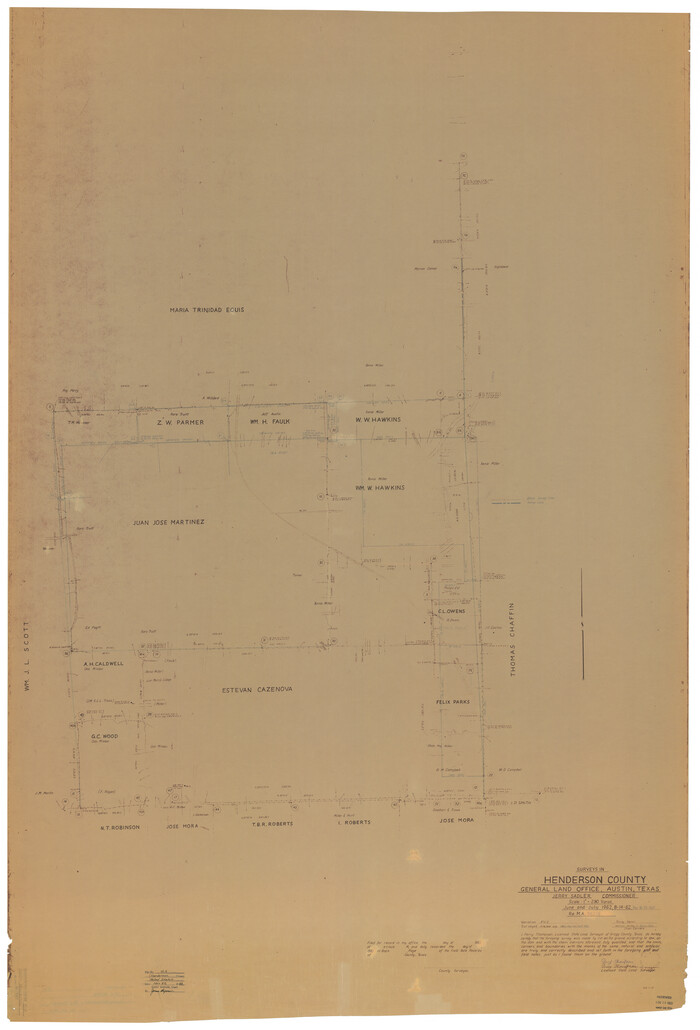 9167, Henderson County Rolled Sketch 10A, General Map Collection
