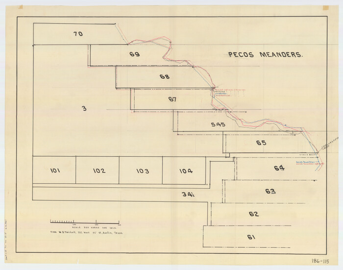 91677, Pecos Meanders, Twichell Survey Records