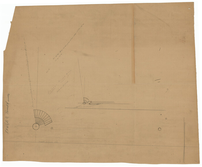 91710, [Sketch showing Potter County Block 2] / [Sketch showing F. W. & D. C. Round House], Twichell Survey Records