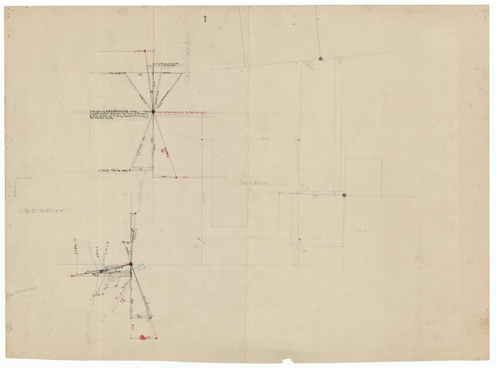 91734, [Sketch showing Blocks B-11, G and M-2 and 3, L, and 47, Sections 77-102], Twichell Survey Records