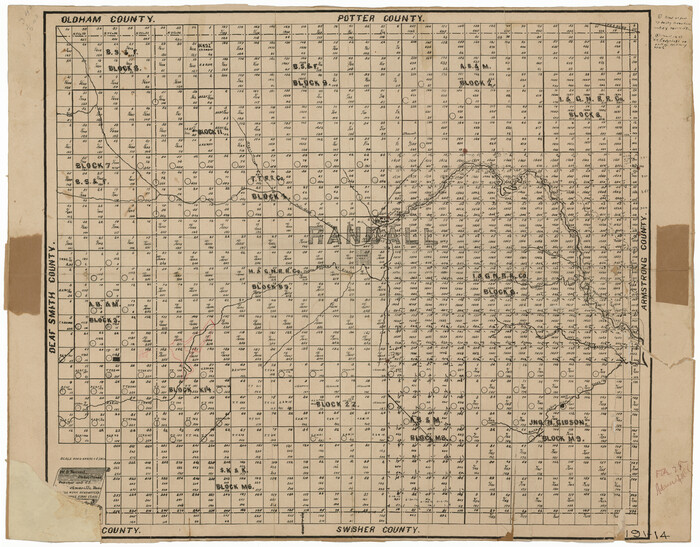 91752, [Randall County map], Twichell Survey Records