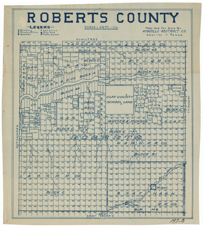 91764, Roberts County, Twichell Survey Records