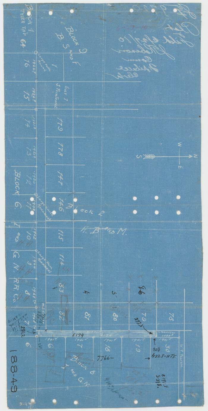 91794, [A. B. & M. Block 2], Twichell Survey Records