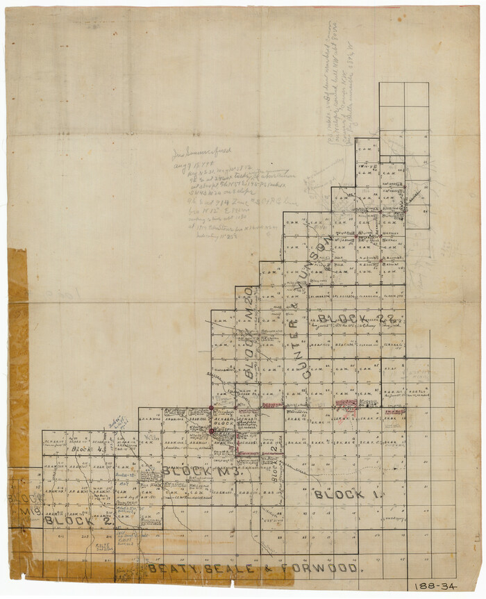 91803, [Blocks 2, M3, M20, G. & M. Block 22 and others in the vicinity], Twichell Survey Records