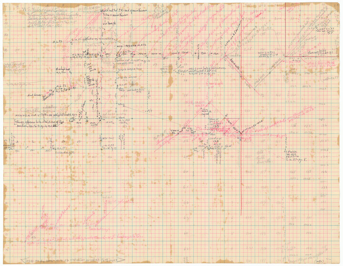 91805, W. S. Mabry Land Corners and Connections, Potter County, Twichell Survey Records