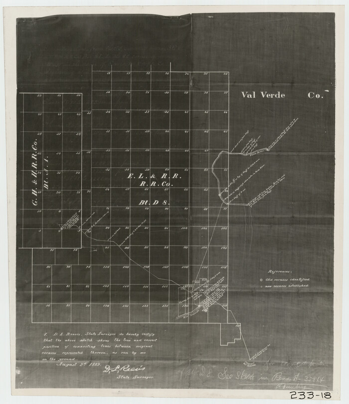 91862, [E. L. & R. R. RR. Co. Block D8 and vicinity], Twichell Survey Records