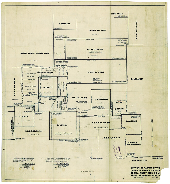 9188, Hardin County Rolled Sketch 13, General Map Collection
