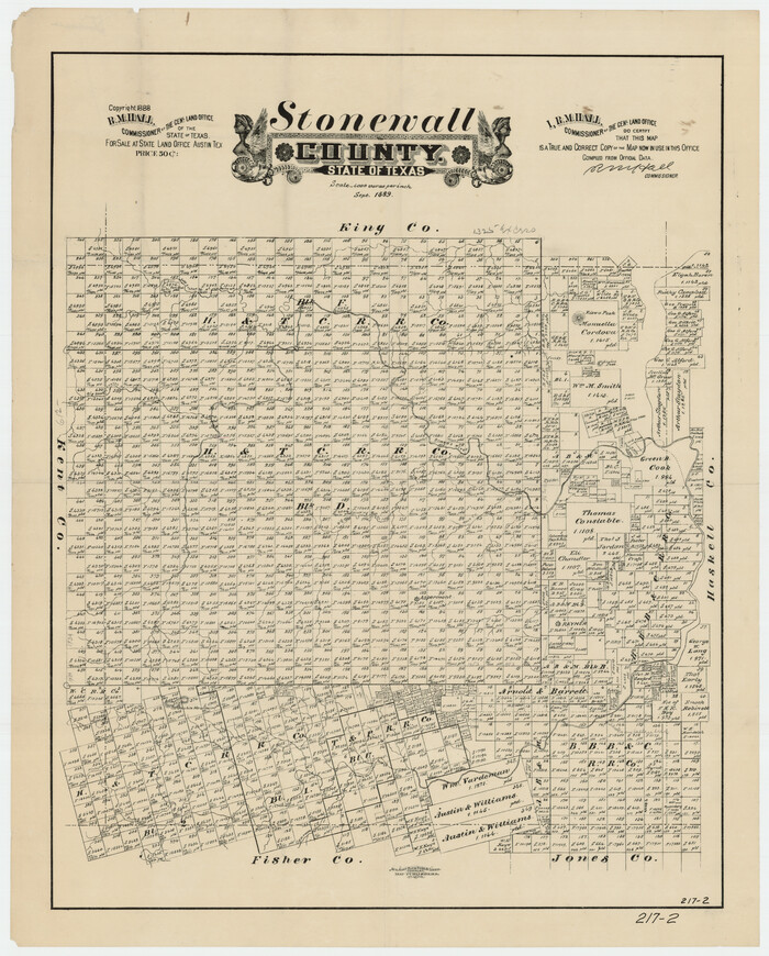 91883, Stonewall County, Twichell Survey Records