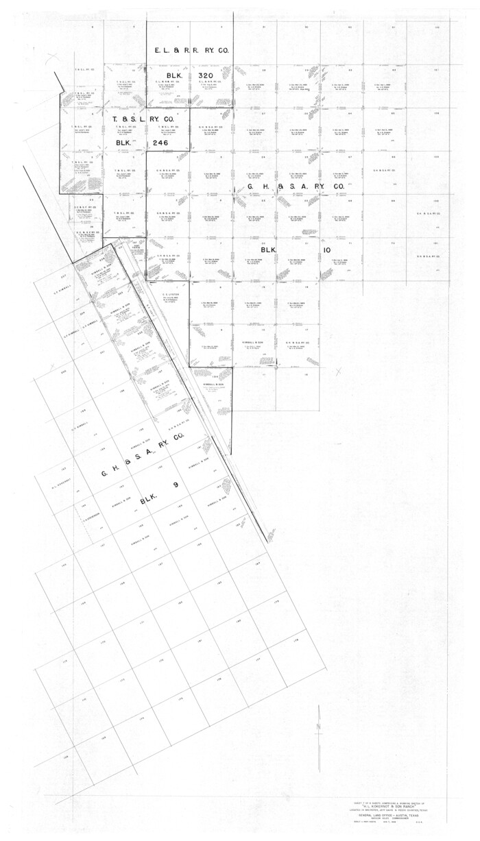 9192, Brewster County Rolled Sketch 101, General Map Collection