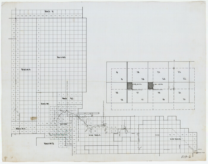 91931, [Blocks M8, M9, M11, W1, RC and A. & B. Block A], Twichell Survey Records
