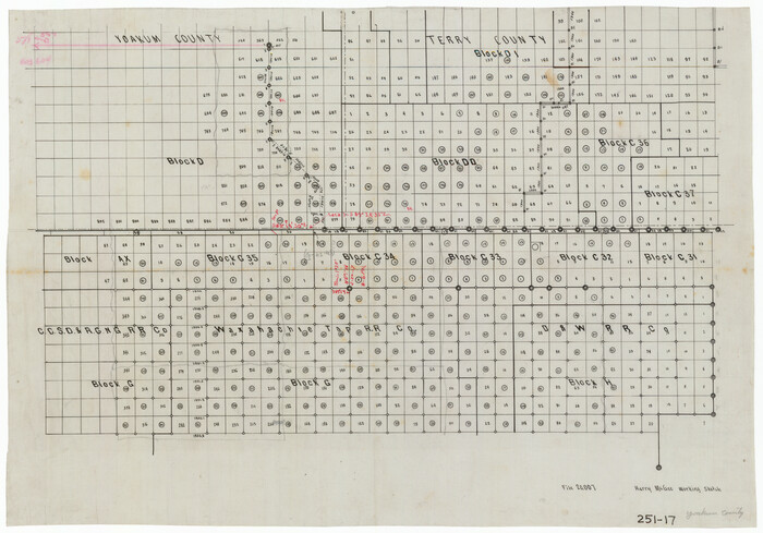 92012, [Southeast part of Block D and Blocks DD, C31-C37, AX, G and H], Twichell Survey Records