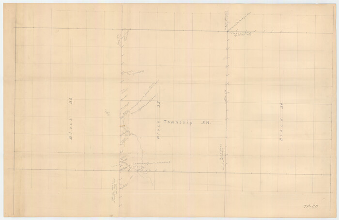 92028, [Blocks 34-36, Township 3N], Twichell Survey Records