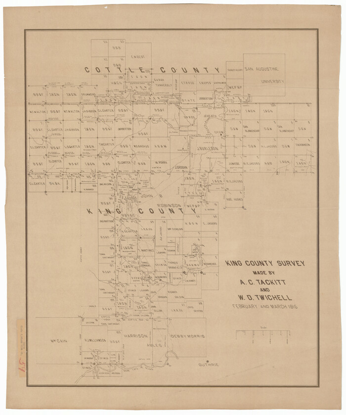 92147, King County Survey made by A. C. Tackitt and W. D. Twichell, Twichell Survey Records