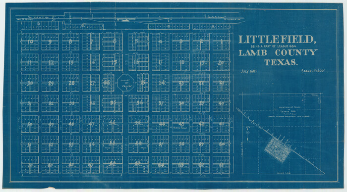 92150, Littlefield, being a part of League 664, Lamb County, Texas, Twichell Survey Records