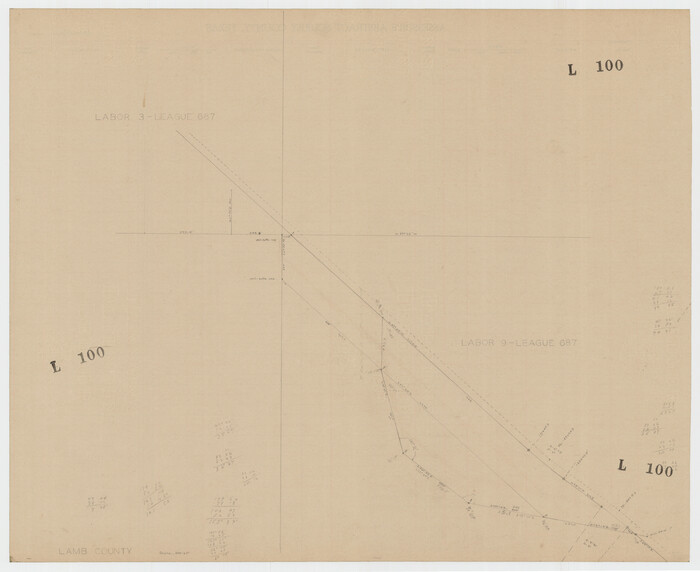 92165, Western Cotton Oil Co. Property Lamb County, Texas, Twichell Survey Records