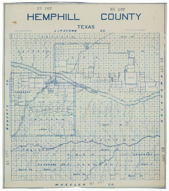 92183, Hemphill County Texas, Twichell Survey Records