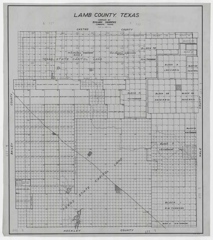 92200, Lamb County, Texas Compiled by Sylvan Sanders Lubbock, Texas, Twichell Survey Records