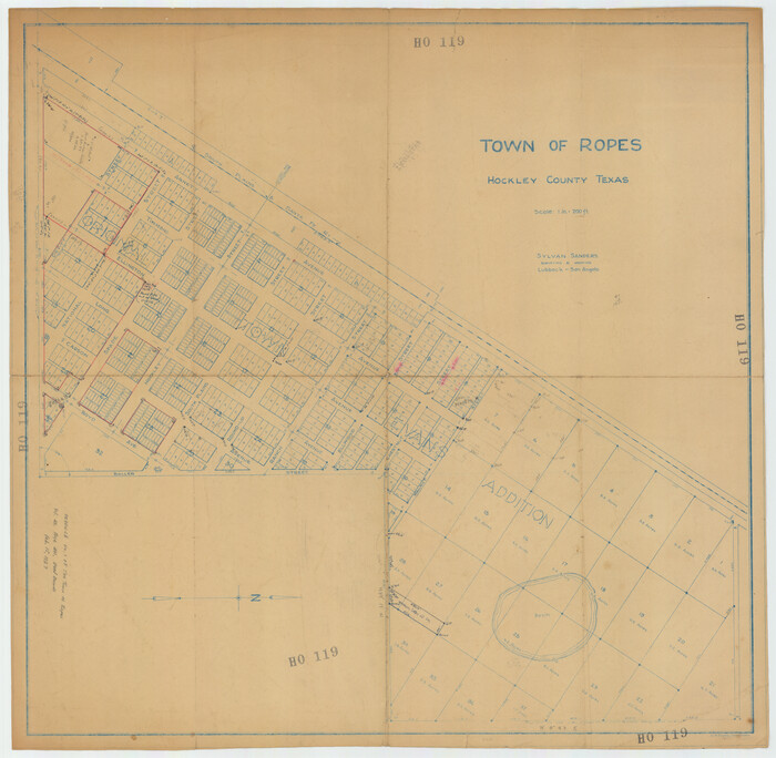 92222, Town of Ropes Hockley County, Texas, Twichell Survey Records