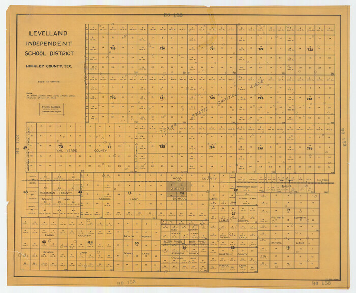 92240, Levelland Independent School District Hockley County, Texas, Twichell Survey Records