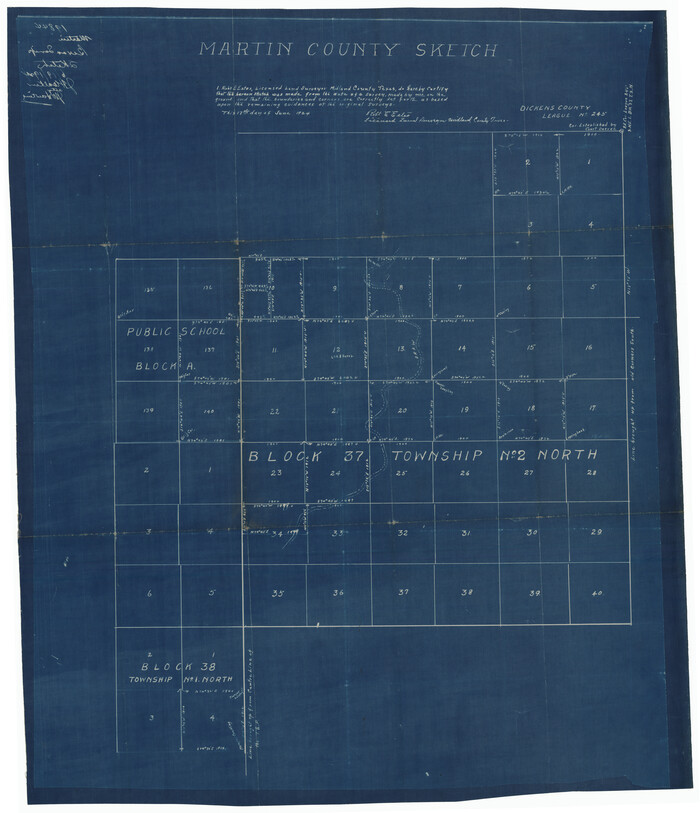 92269, Martin County Sketch, Twichell Survey Records