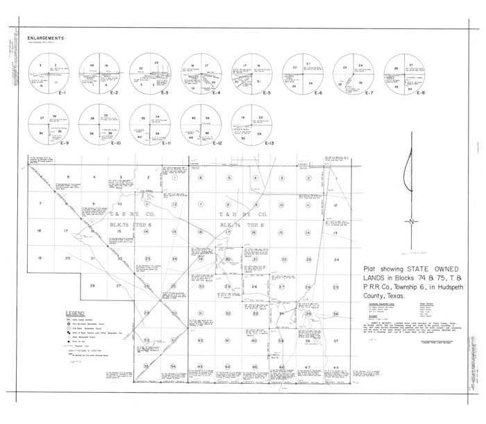 9227, Hudspeth County Rolled Sketch 63, General Map Collection
