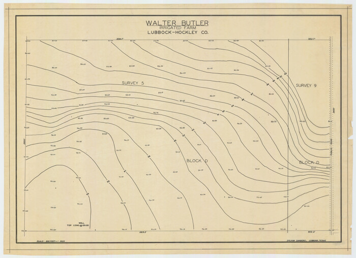 92318, Walter Butler Irrigated Farm, Twichell Survey Records