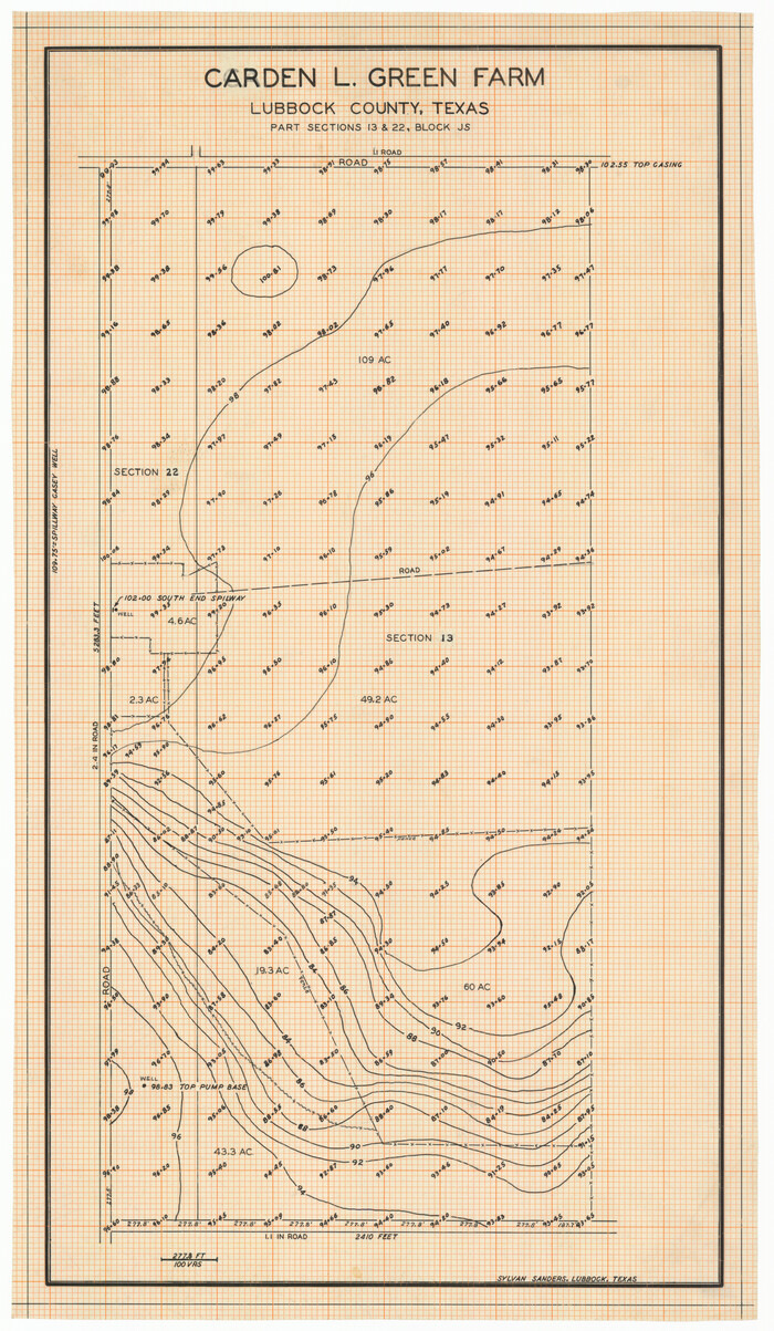 92324, Carden L. Green Farm Part Sections 13 & 22, Block JS, Twichell Survey Records