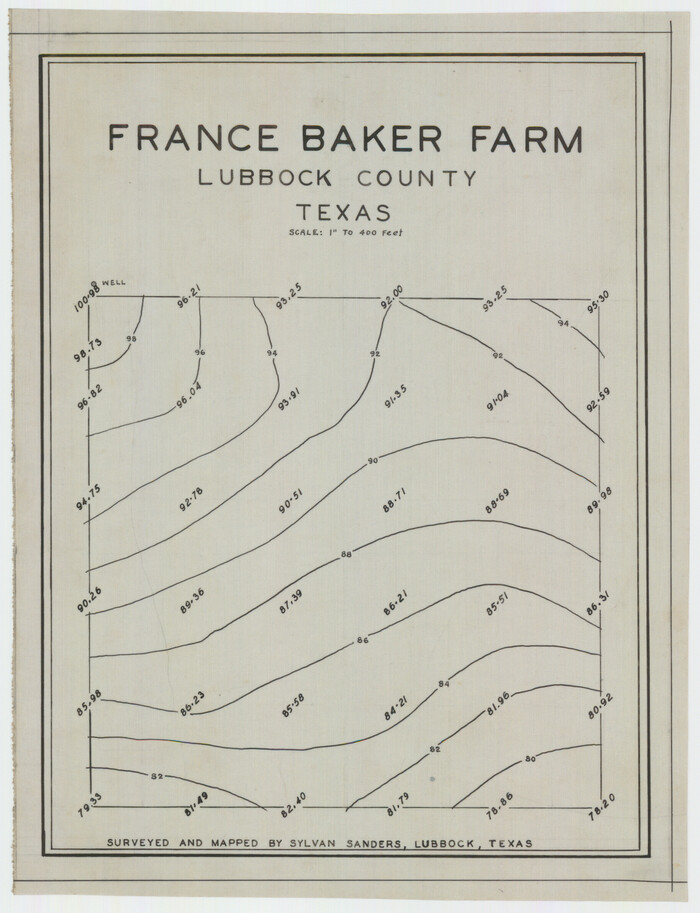 92332, France Baker Farm, Twichell Survey Records