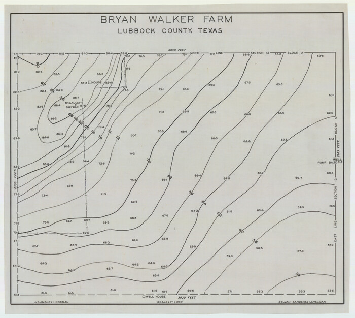 92339, Bryan Walker Farm, Twichell Survey Records