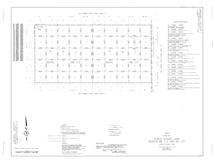 9235, Hudspeth County Rolled Sketch 72, General Map Collection
