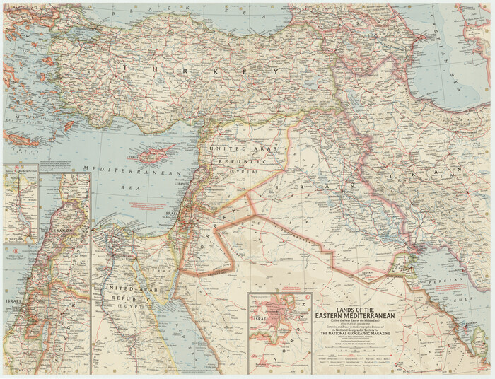 92383, Lands of the Eastern Mediterranean, Twichell Survey Records
