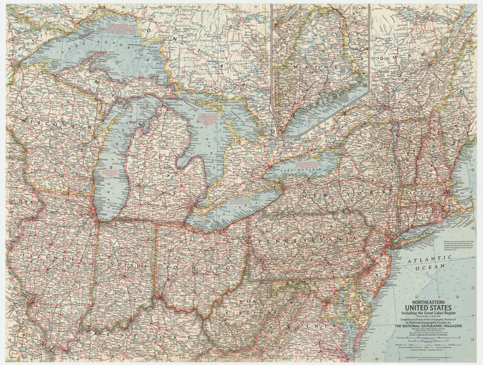 92395, Northeastern United States Including the Great Lakes Region, Twichell Survey Records