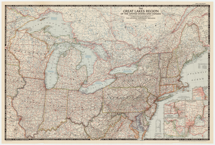 92396, The Great Lakes Region of the United States and Canada, Twichell Survey Records