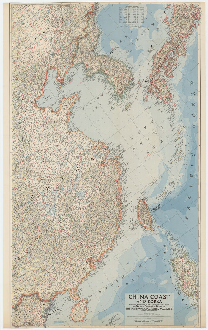 92397, China Coast and Korea, Twichell Survey Records
