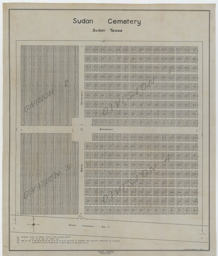 92403, Sudan Cemetery Sudan, Texas, Twichell Survey Records